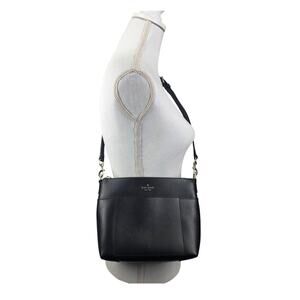 KATE SPADE "HOLIDAY LANE EVIE" PEBBLED LEATHER CROSSBODY / WRISTLET PURSE BAG